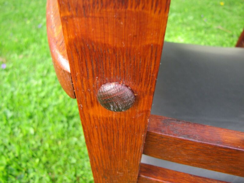 Set of five Stickley brother Chairs w5602 - Image 5