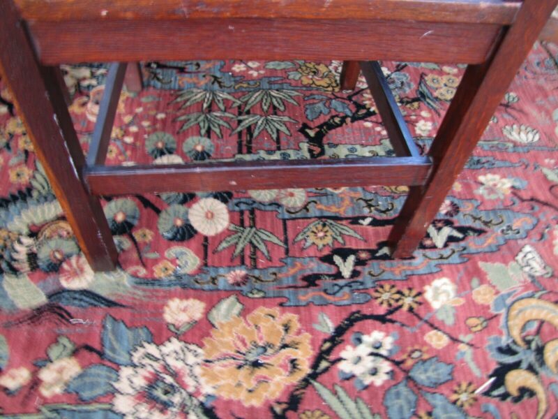Antique Set of Five Gus Stickley Dining Chairs w5655 - Image 4