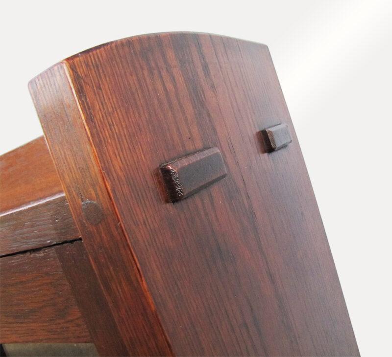 Superb Antique Three Door Early Gustav Stickley Bookcase w4139 - SOLD - Image 9