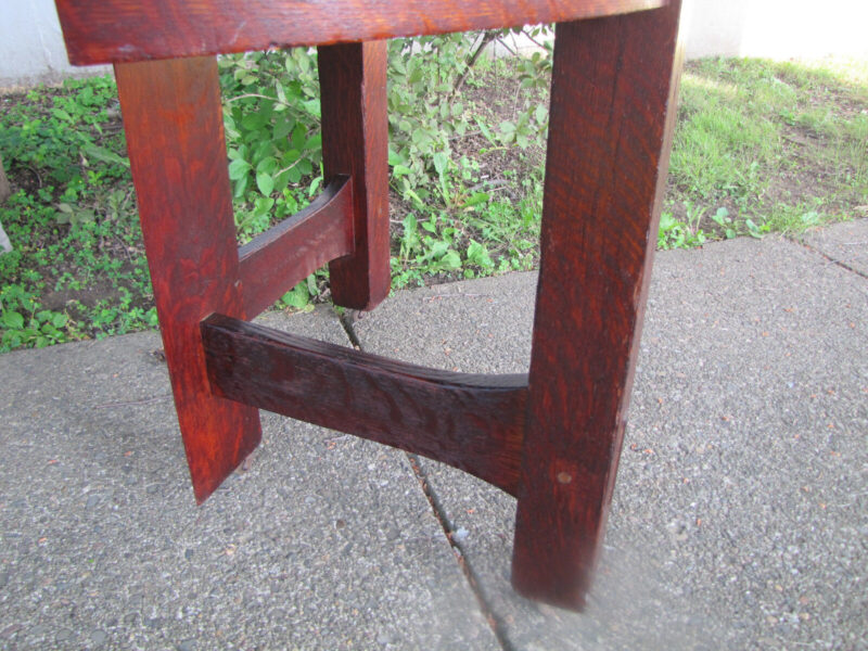 Antique Gustav Stickley Heavy Duty Arts & Crafts Dining Table. W5325 - Image 11