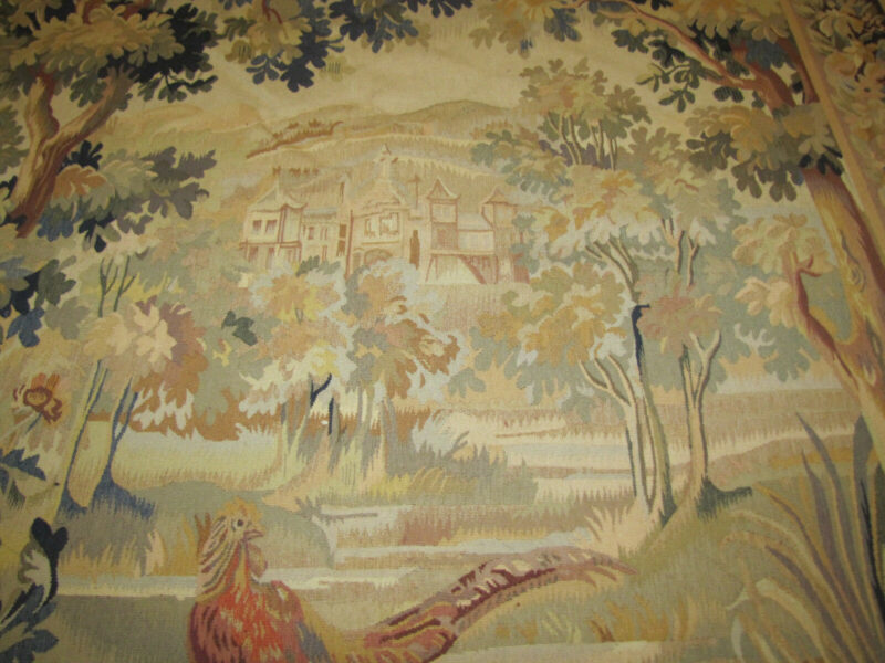 Antique Hand Made European Tapestry. W4119 - Image 6