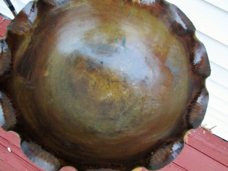 RARE Antique Van Erp Hammered Copper Center Piece W5168 - Image 6