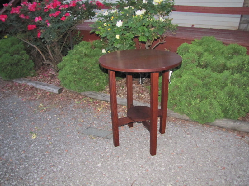 Antique L&jG Stickley Small Table or Stand. W4893