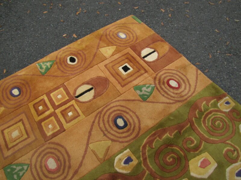 VIANTAGE modern mid century style wool pile rug rr3666 ROOM SIZE - Image 5