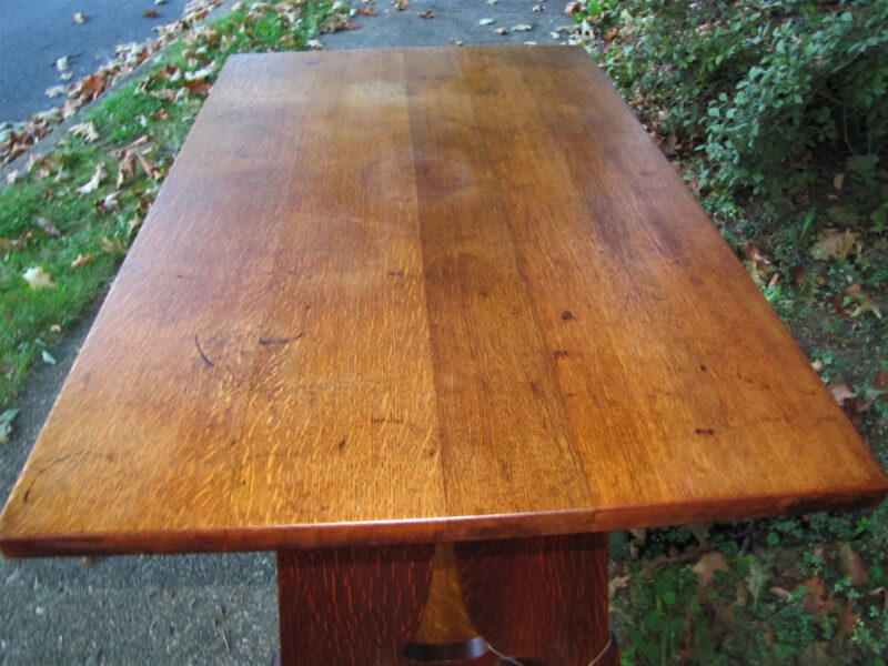 Superb Early Stickley Brothers Library Table w5365 - Image 11