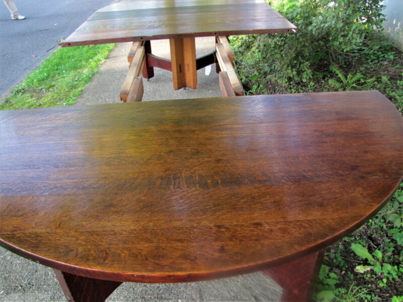 Antique Gustav Stickley Heavy Duty Arts & Crafts Dining Table. W5325 - Image 3