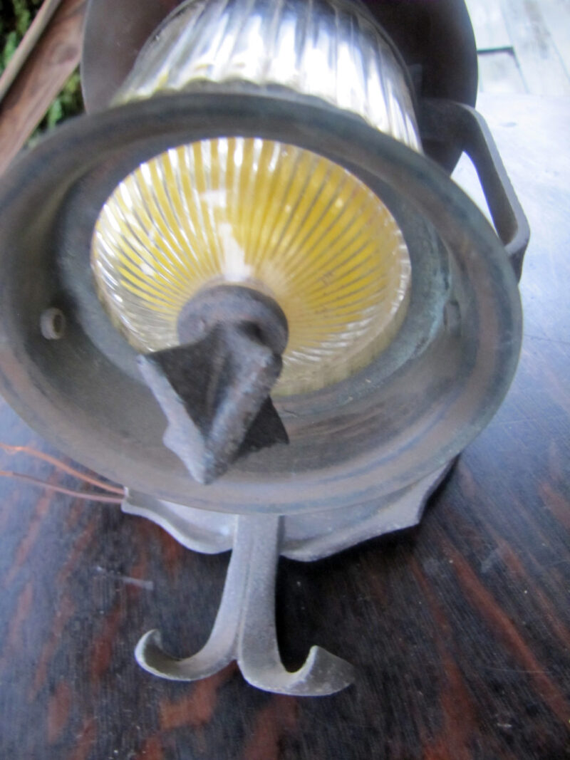 Antique Arts And Crafts Lantern w3262 - Image 4