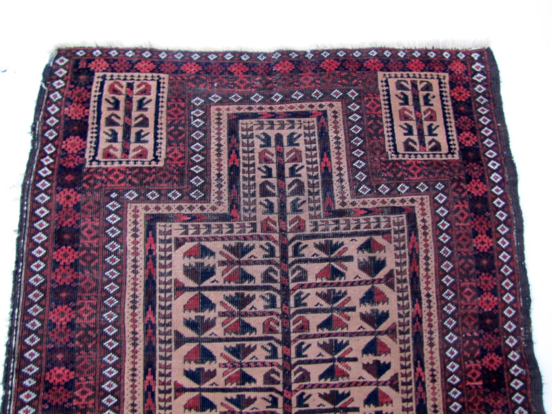 Vintage Persian Baluch Oriental Rug. RR2982 - Image 4