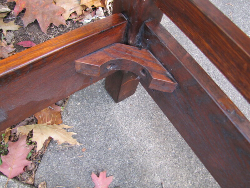 Superb Antique L&jG Stickley Paddle Arm Morris Chair w2511 - Image 7