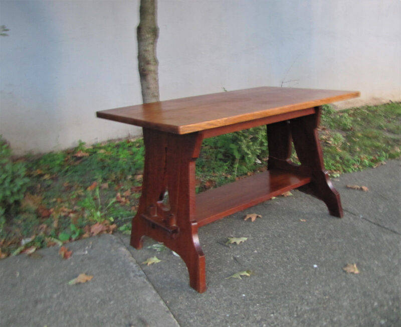 Superb Early Stickley Brothers Library Table w5365