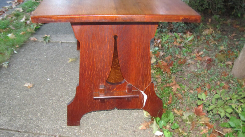 Superb Early Stickley Brothers Library Table w5365 - Image 10