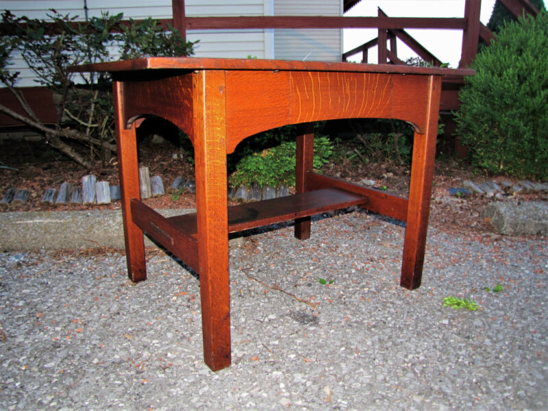 RARE L&jG Stickley Library Table W2636 - Image 11