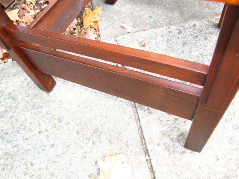 Superb Antique L&jG Stickley Paddle Arm Morris Chair w2511 - Image 4