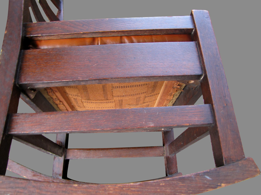Antique stickley online rocking chair