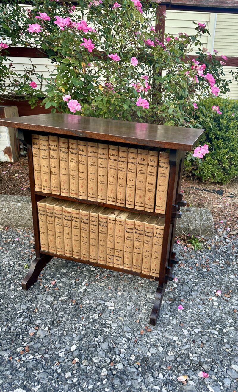 Roycroft "Little Journey" and "Selective Writings" Bookstand - w5571