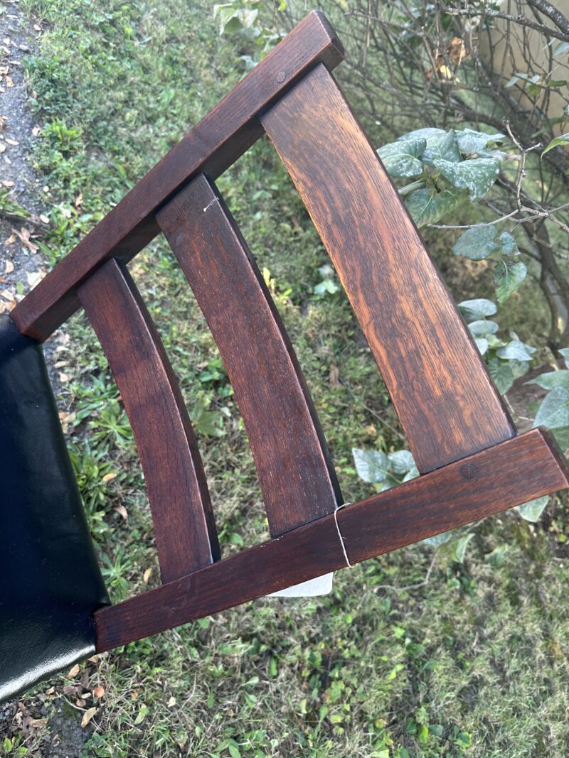 Antique GUSTAV STICKLEY Heavy Duty Side Chair circa 1901 - w2599 - Image 3