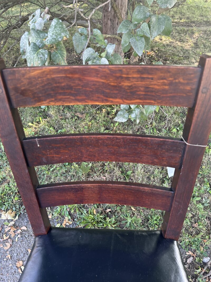 Antique GUSTAV STICKLEY Heavy Duty Side Chair circa 1901 - w2599 - Image 6