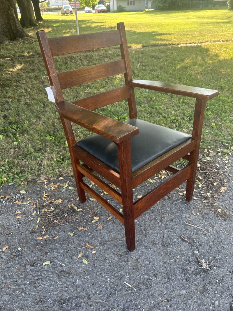 Antique GUSTAV STICKLEY Model NO. 370 Dining Room Chair - W5631
