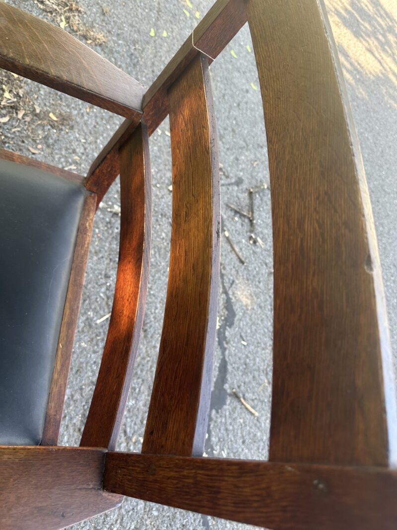 Antique GUSTAV STICKLEY Model NO. 370 Dining Room Chair - W5631 - Image 7