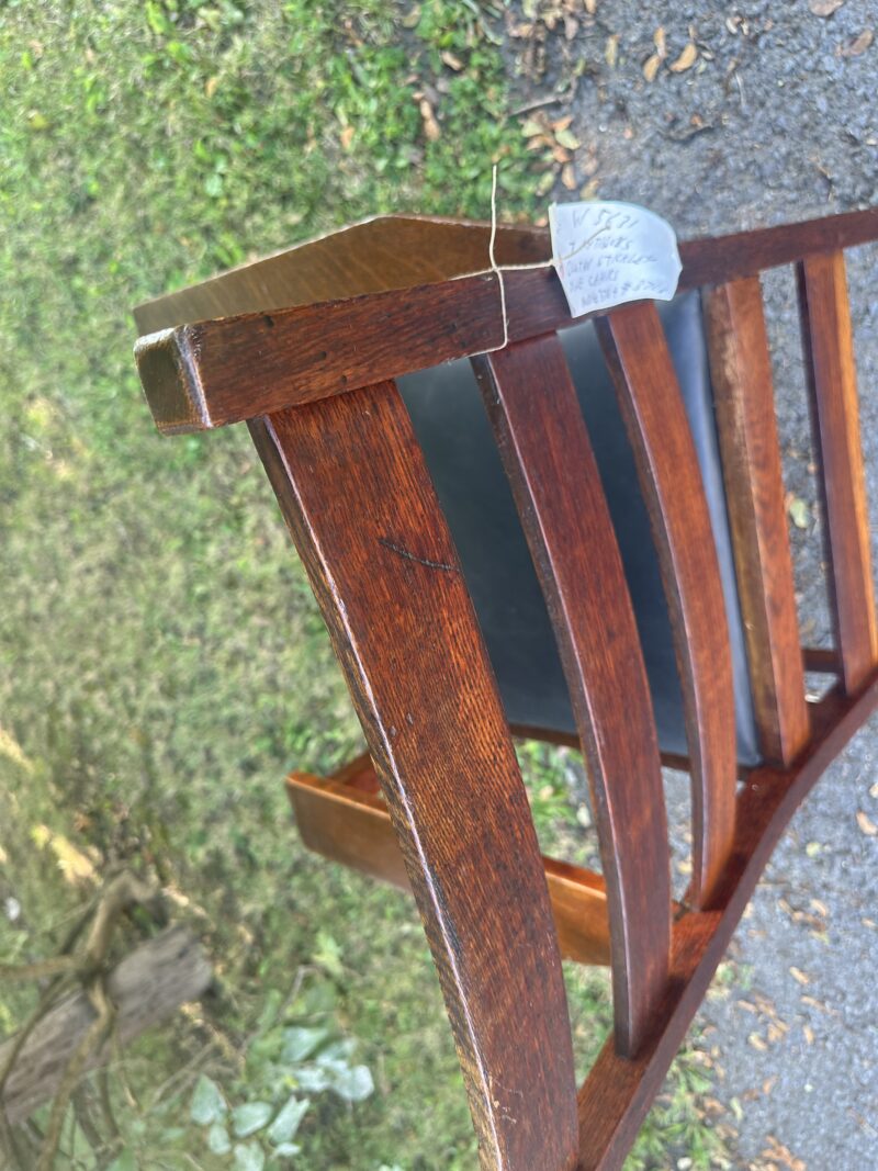Antique GUSTAV STICKLEY Model NO. 370 Dining Room Chair - W5631 - Image 4