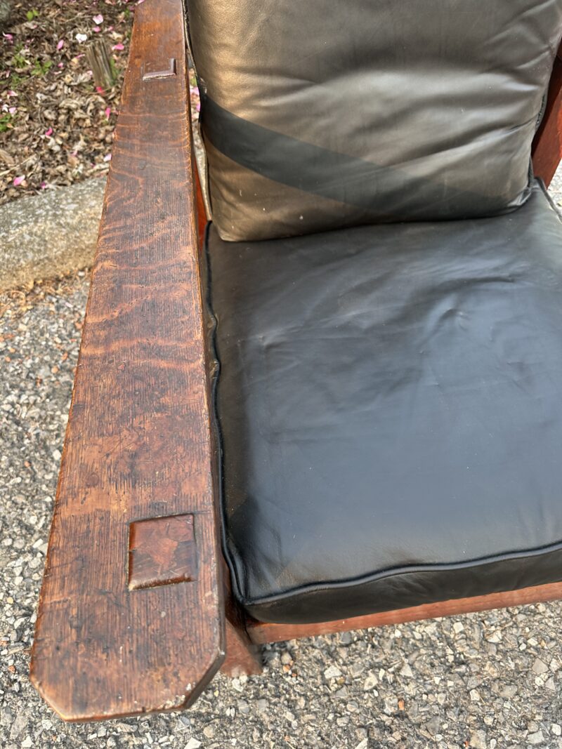 Stickley Brothers Antique Morris Chair - Model 64 cir 1910 - W8029 - Image 11