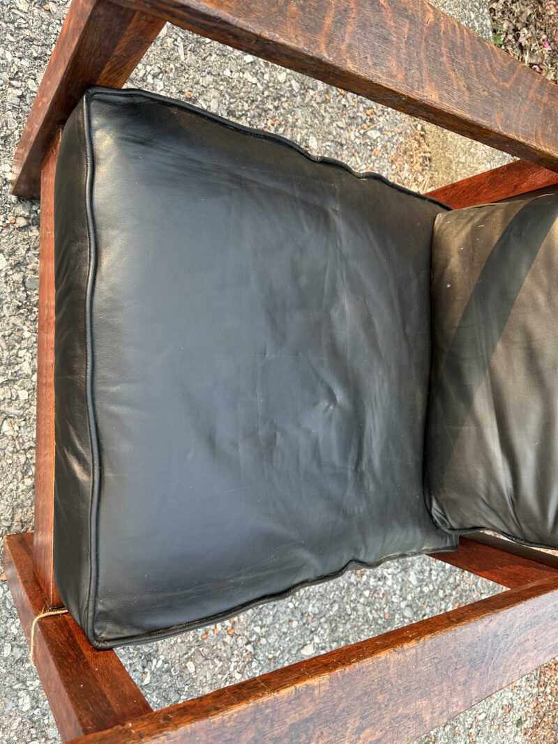 Stickley Brothers Antique Morris Chair - Model 64 cir 1910 - W8029 - Image 10