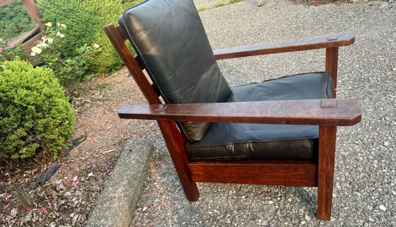 Stickley Brothers Antique Morris Chair - Model 64 cir 1910 - W8029 - Image 4