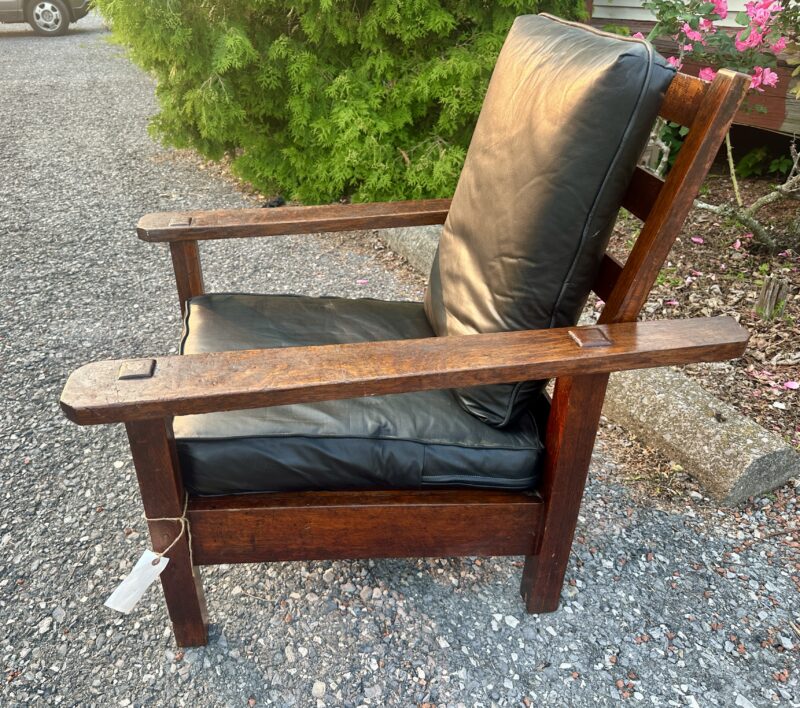 Stickley Brothers Antique Morris Chair - Model 64 cir 1910 - W8029 - Image 3