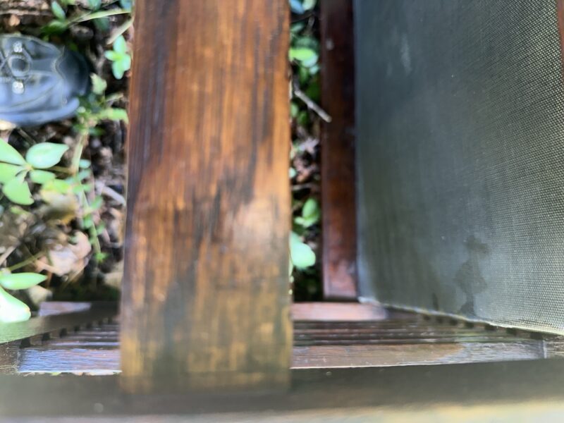 Antique marked/signed GUSTAV STICKLEY spindle side chair with high back - w7971 - Image 7