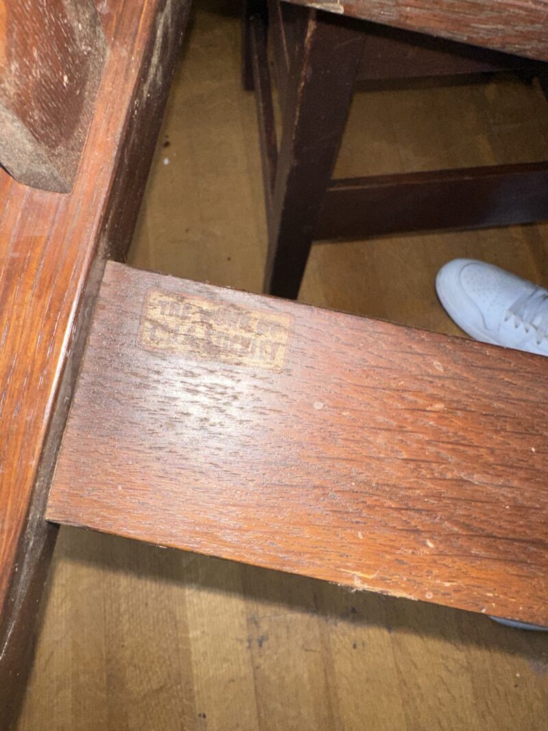 Set of 4 Antique L&JG STICKLEY dining room chairs - w8102 - Image 16