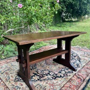 SIGNED Antique Gustav Stickley Library Table #637 W5209
