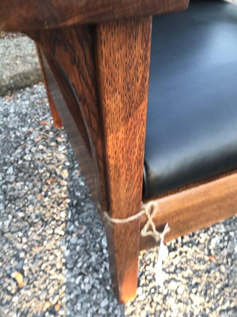 Antique L&JG STICKLEY Morris Chair Model No 830- w7253 - Image 3