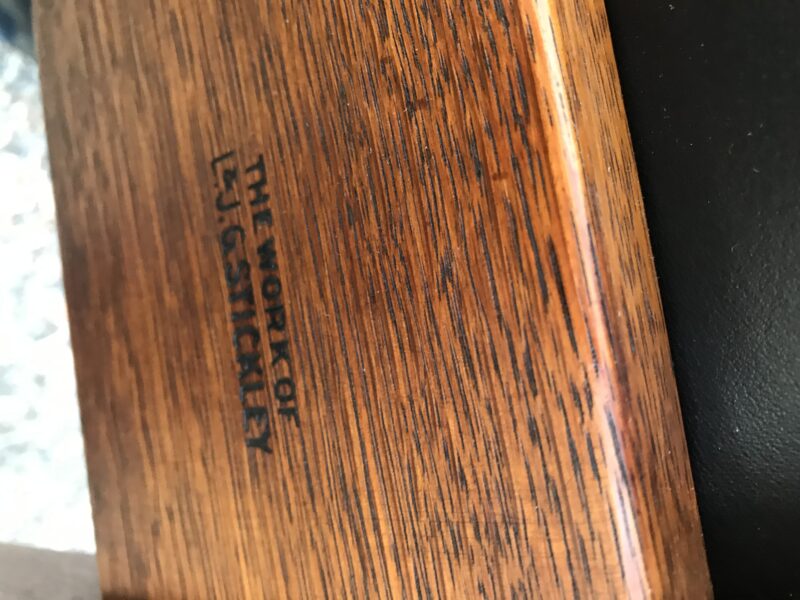 Antique L&JG STICKLEY Morris Chair Model No 830- w7253 - Image 6