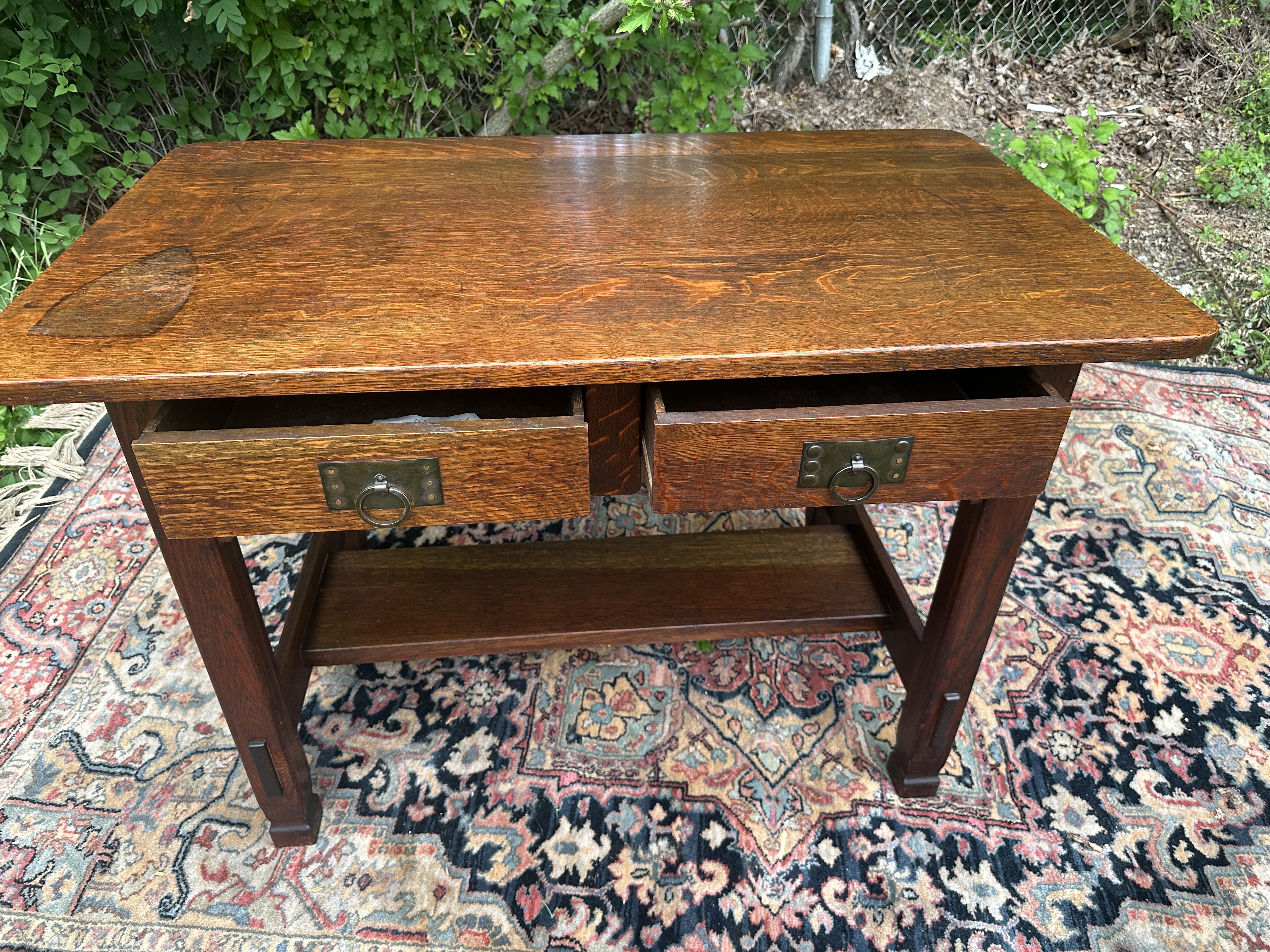 Antique Stickley Brothers Desk Model #851 W7881 - Image 18
