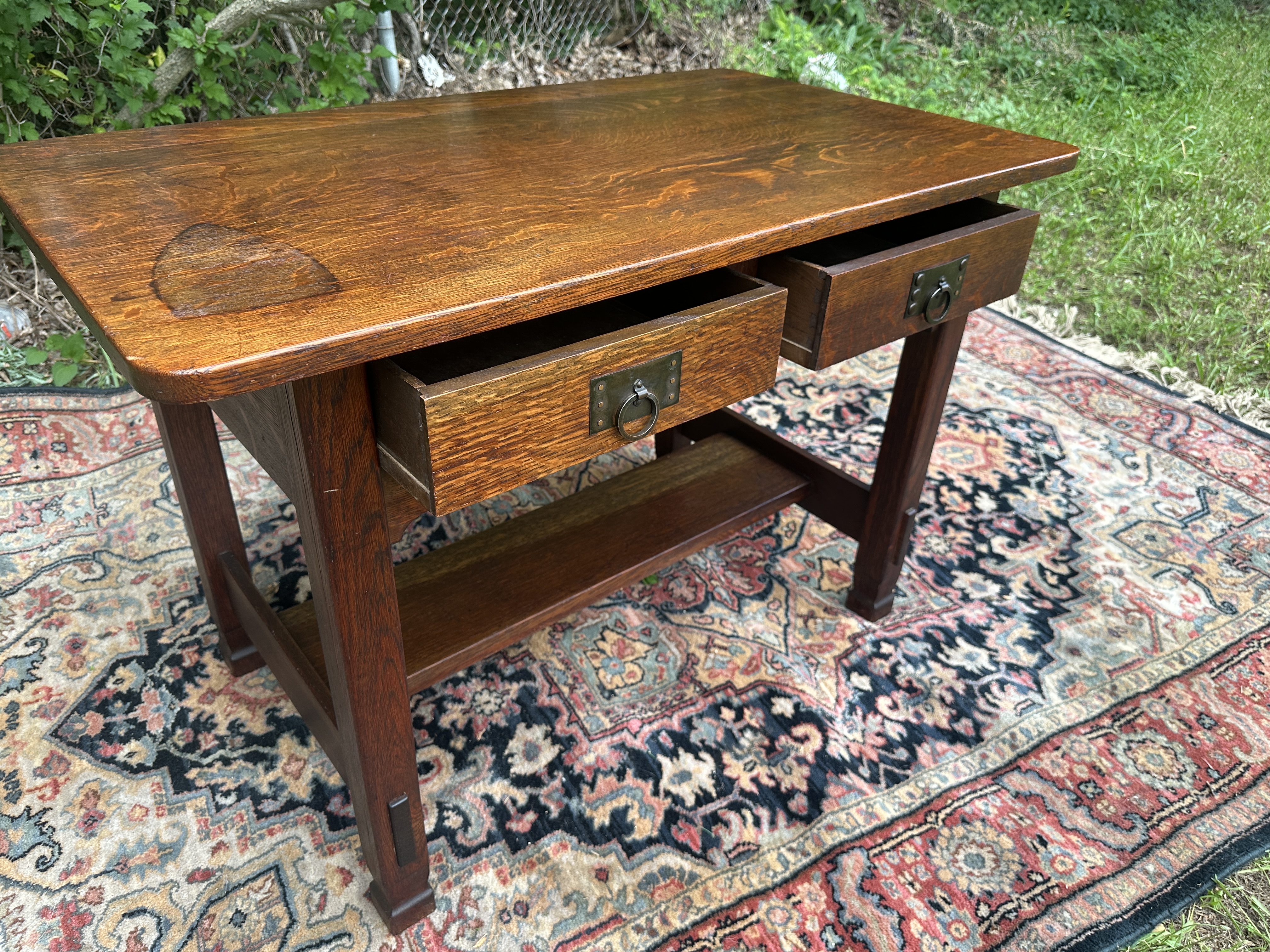 Antique Stickley Brothers Desk Model #851 W7881 - Image 19