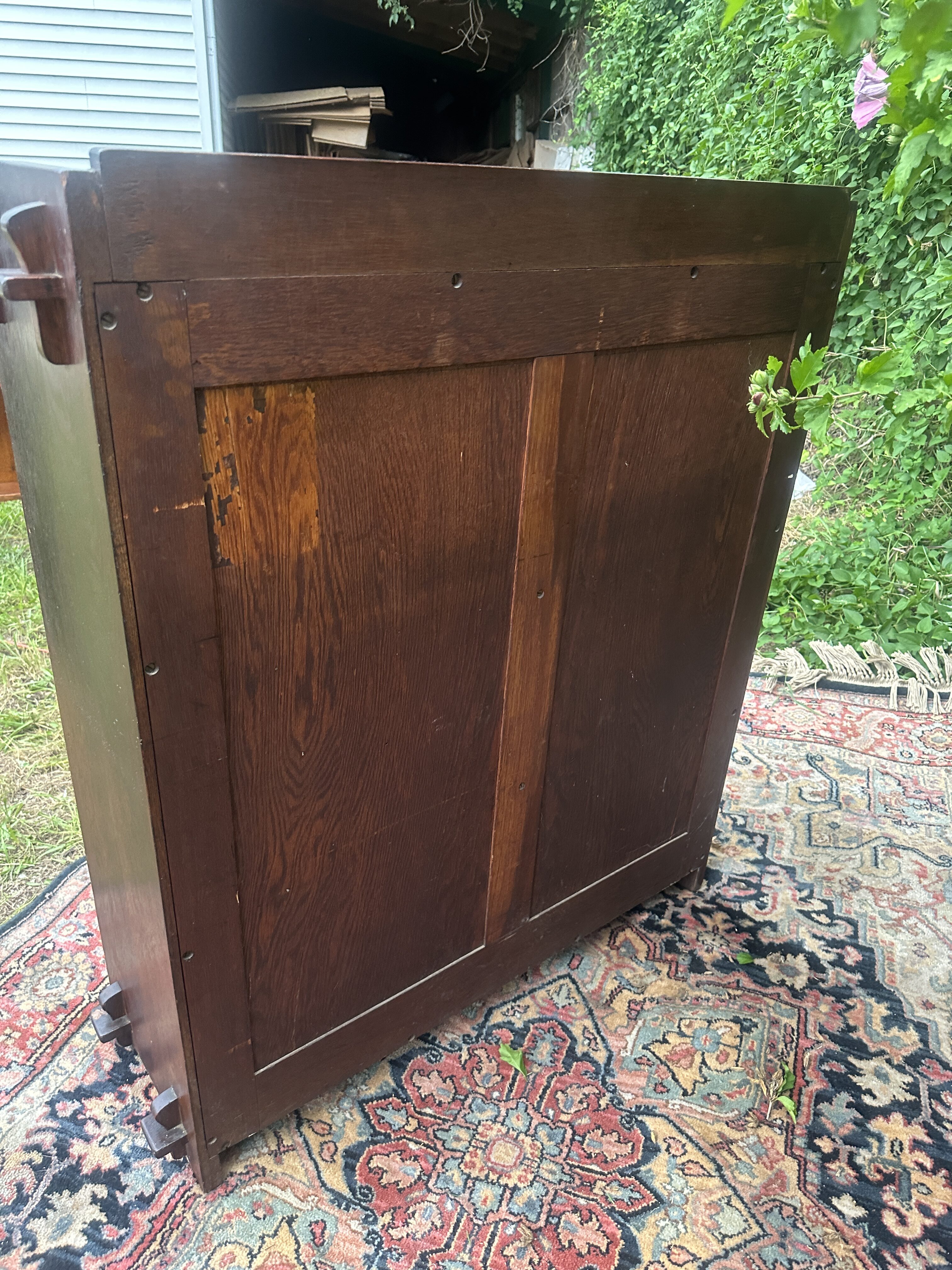 Gustav Stickley lowest height 2 door bookcase Model #523 W8523 - Image 20