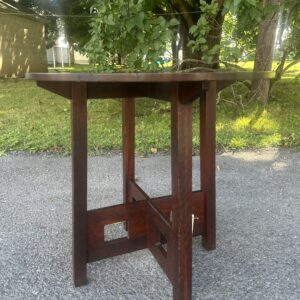 Antique Limbert cutout table W7828A