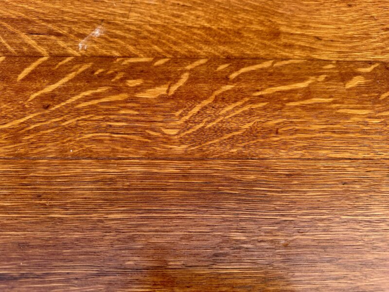 SUPERB Antique Charles Limbert Turtle Top Library Table - Image 6
