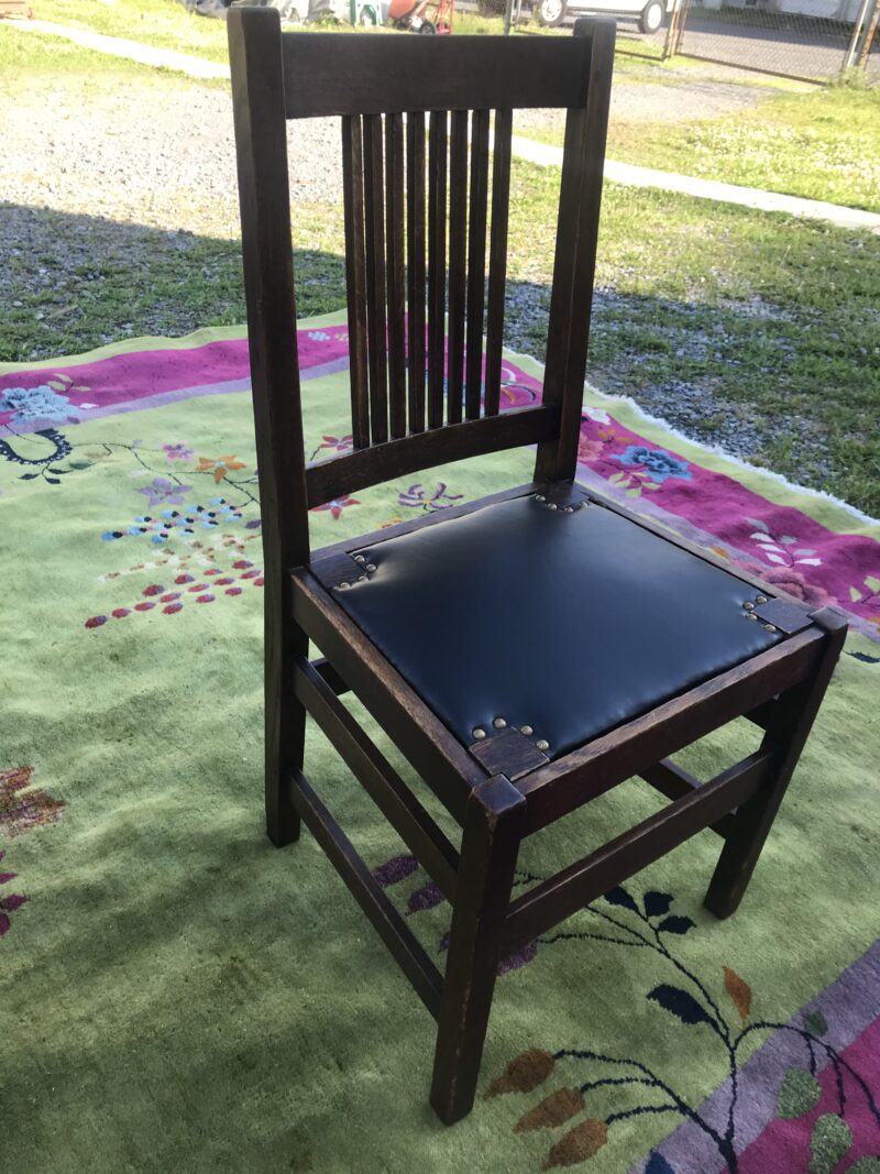 Set of Four (4) L&JG Stickley Spindle Chairs - Image 18