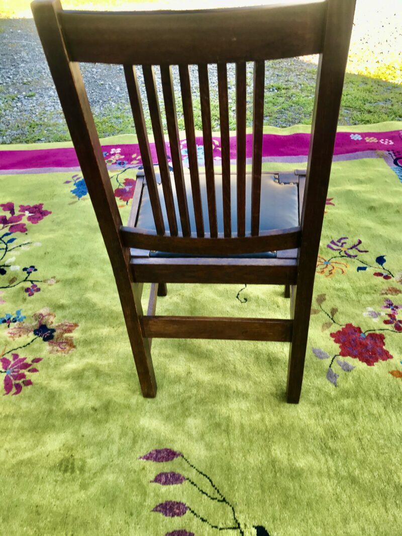 Set of Four (4) L&JG Stickley Spindle Chairs - Image 17