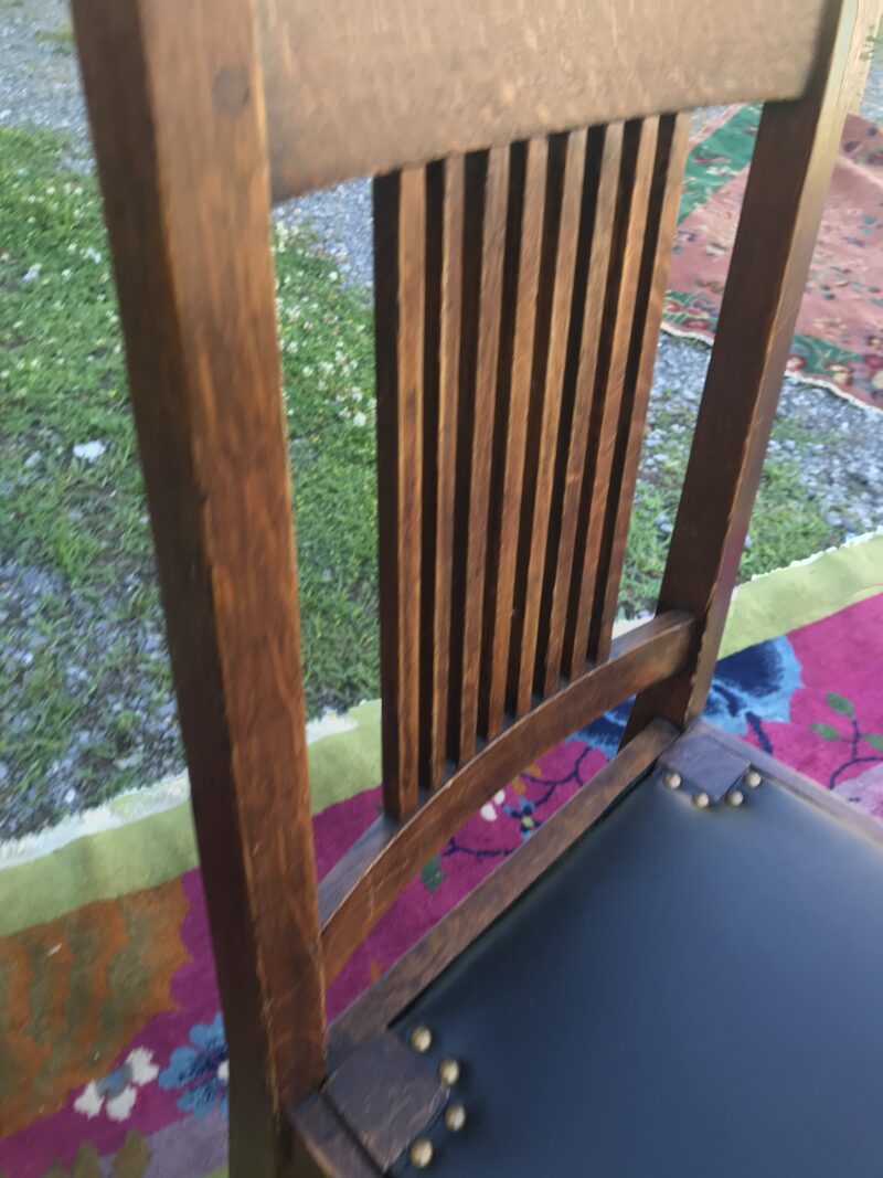 Set of Four (4) L&JG Stickley Spindle Chairs - Image 15