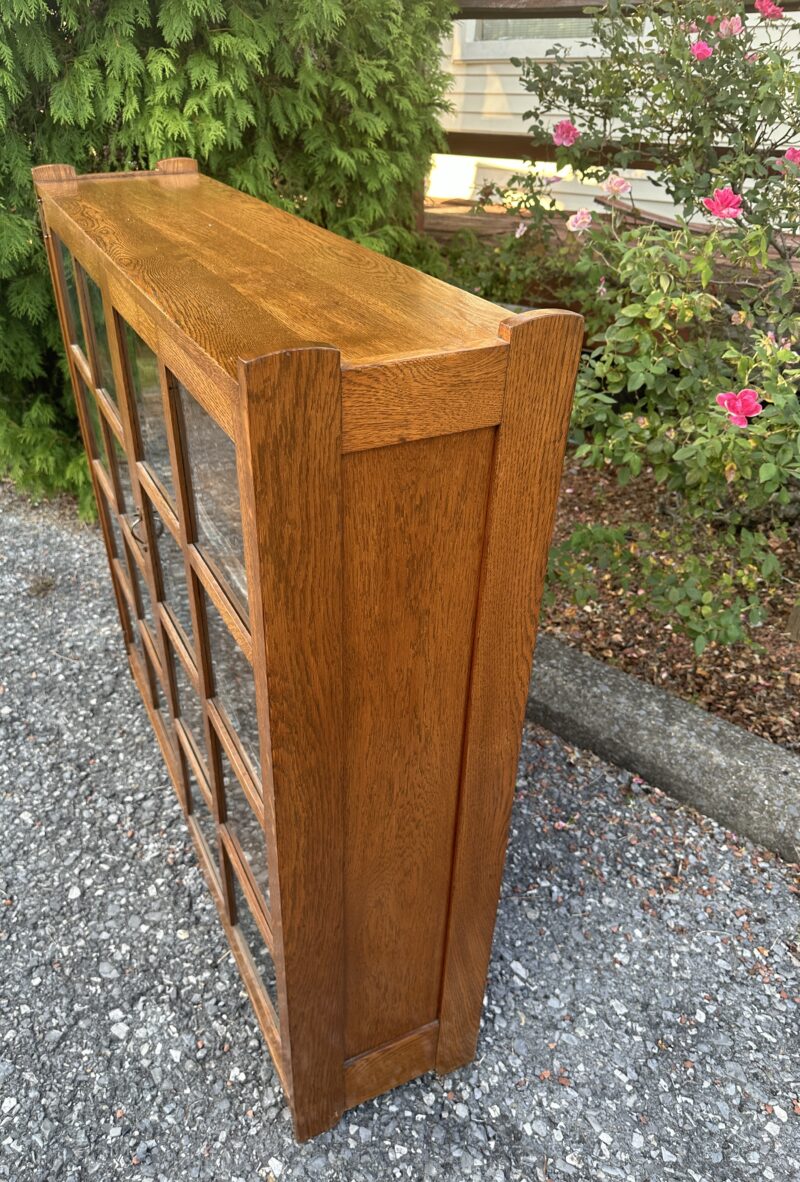 Antique STICKLEY BROS 2 door bookcase - w1665 - Image 15