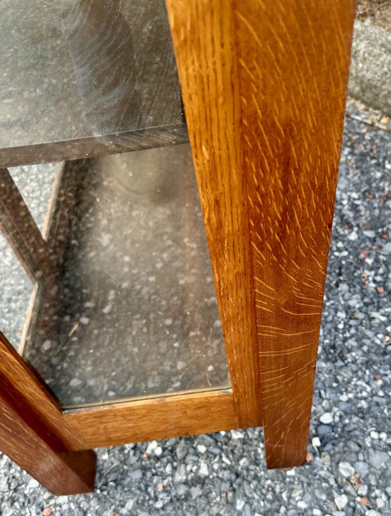 Antique Stickley Bros one door china cabinet - w1111 - Image 18