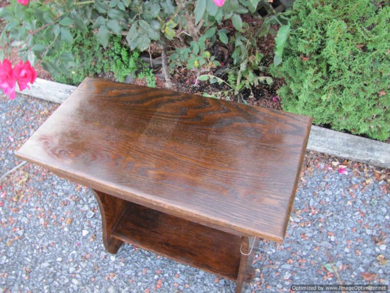 Vintage Arts and Crafts Bench w3245 - Image 4