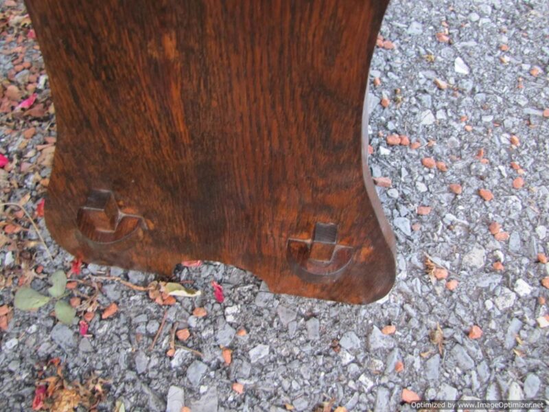 Vintage Arts and Crafts Bench w3245 - Image 6