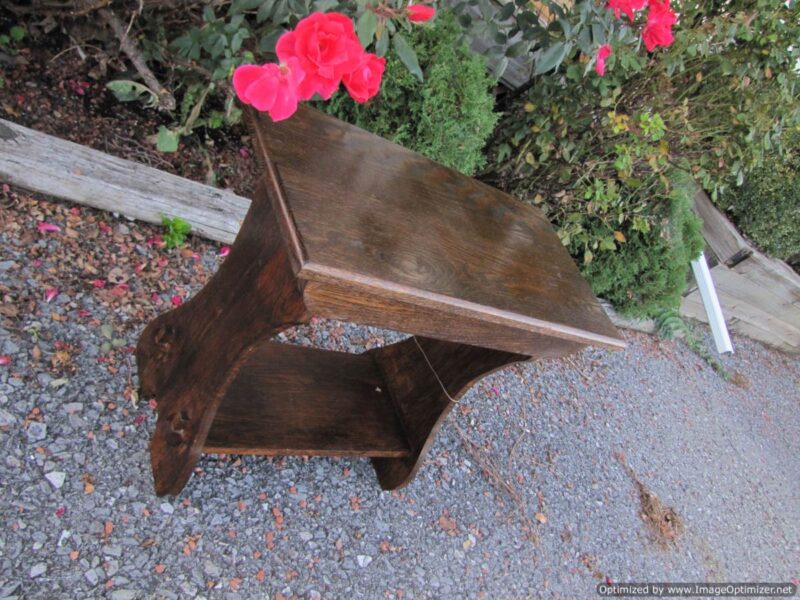 Vintage Arts and Crafts Bench w3245 - Image 9