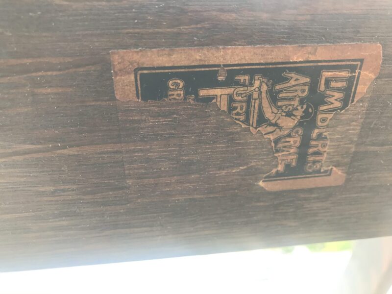 Early Charles Limbert Drop Arm Settle W2724 - Image 2