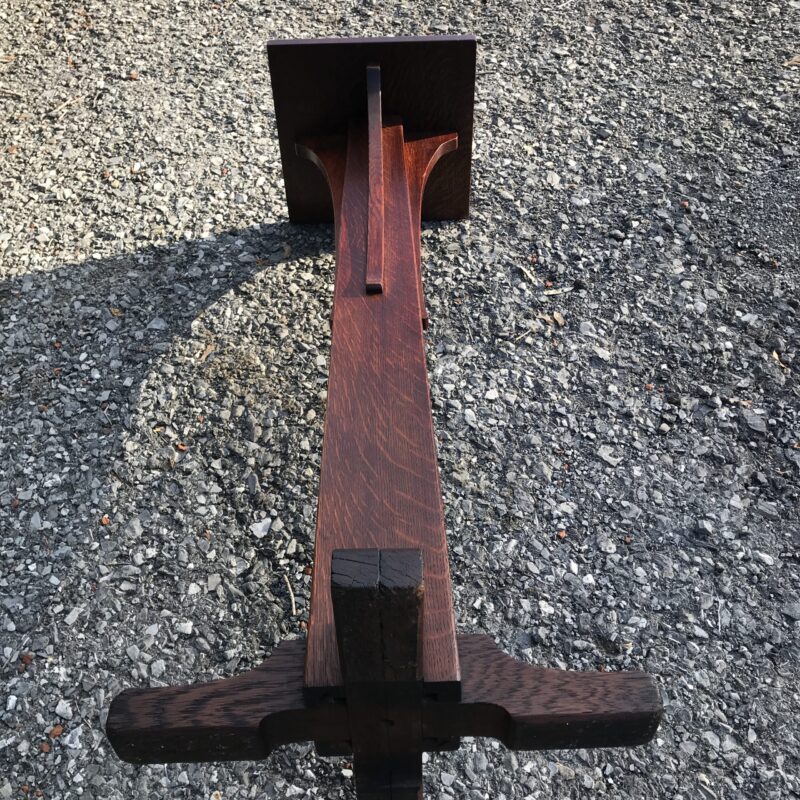 Antique L&JG STICKLEY Tall Pedestal Stand  W7595 - Image 4