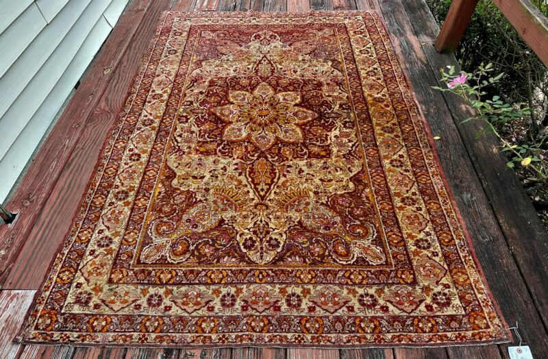 1800's Persian YAZD (LAVAR) rug - RR5078