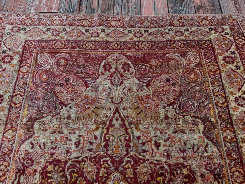 1800's Persian YAZD (LAVAR) rug - RR5078 - Image 10